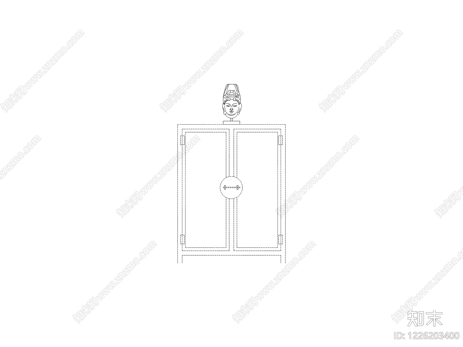 柜子cad施工图下载【ID:1226203400】