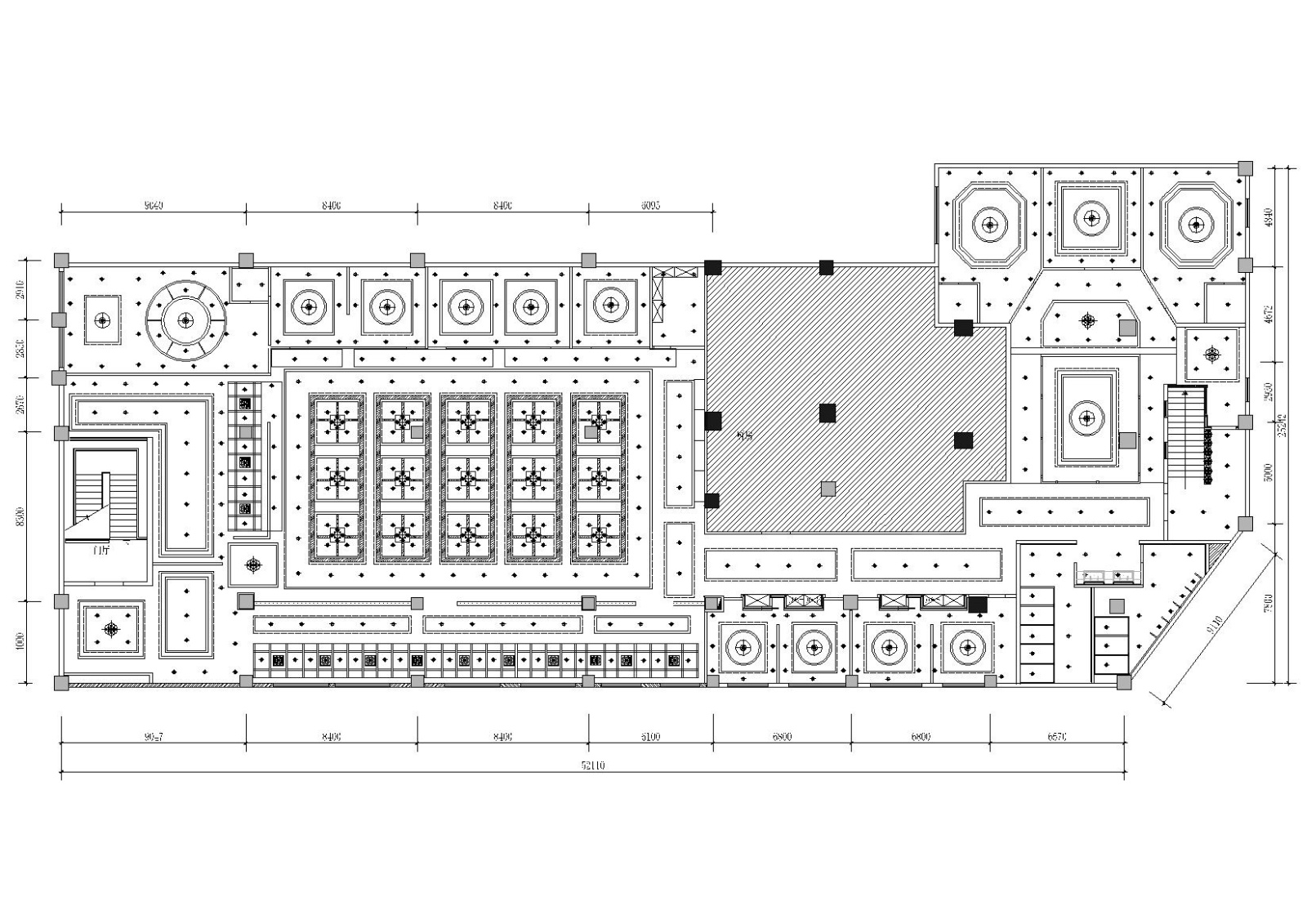 建筑设计院-某新中式餐厅CAD+3D模型+效果图施工图下载【ID:160421195】