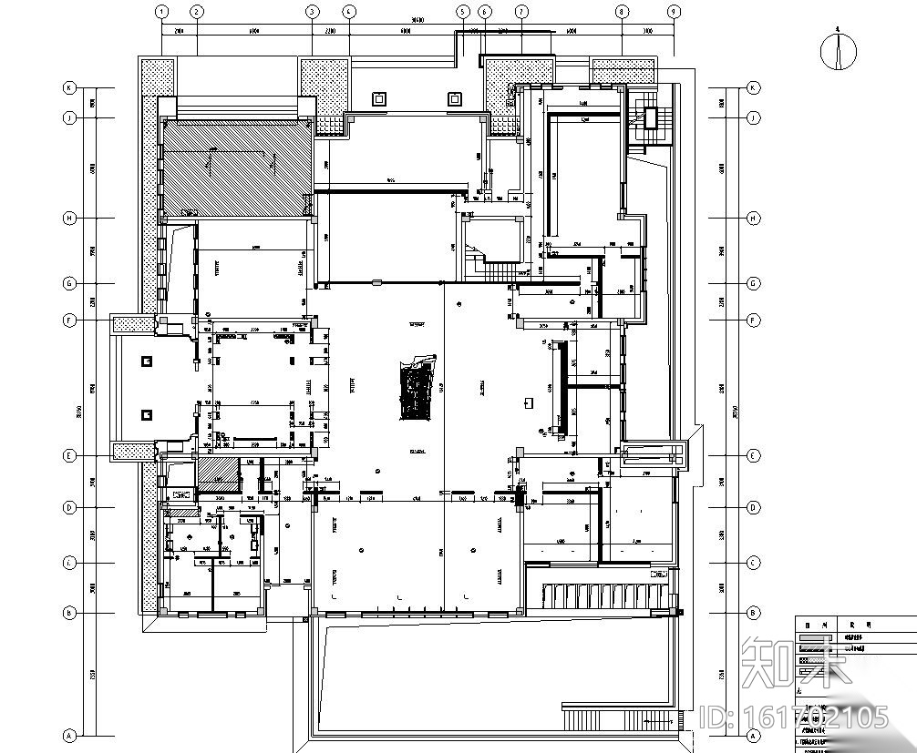 [杭州]绍兴兰悦售楼中心装饰施工图设计cad施工图下载【ID:161702105】
