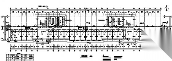 某中学三层学生公寓建筑施工图cad施工图下载【ID:149887135】