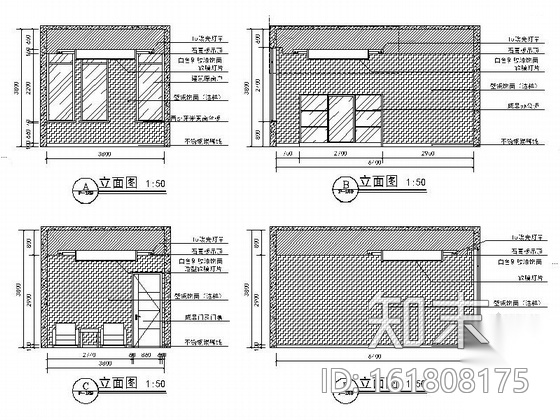 [山东]九层现代办公楼室内装修施工图cad施工图下载【ID:161808175】