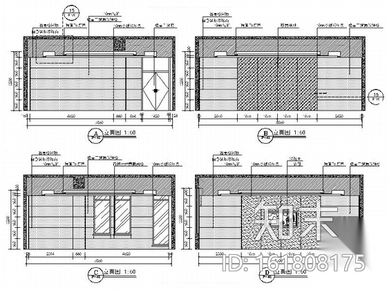 [山东]九层现代办公楼室内装修施工图cad施工图下载【ID:161808175】
