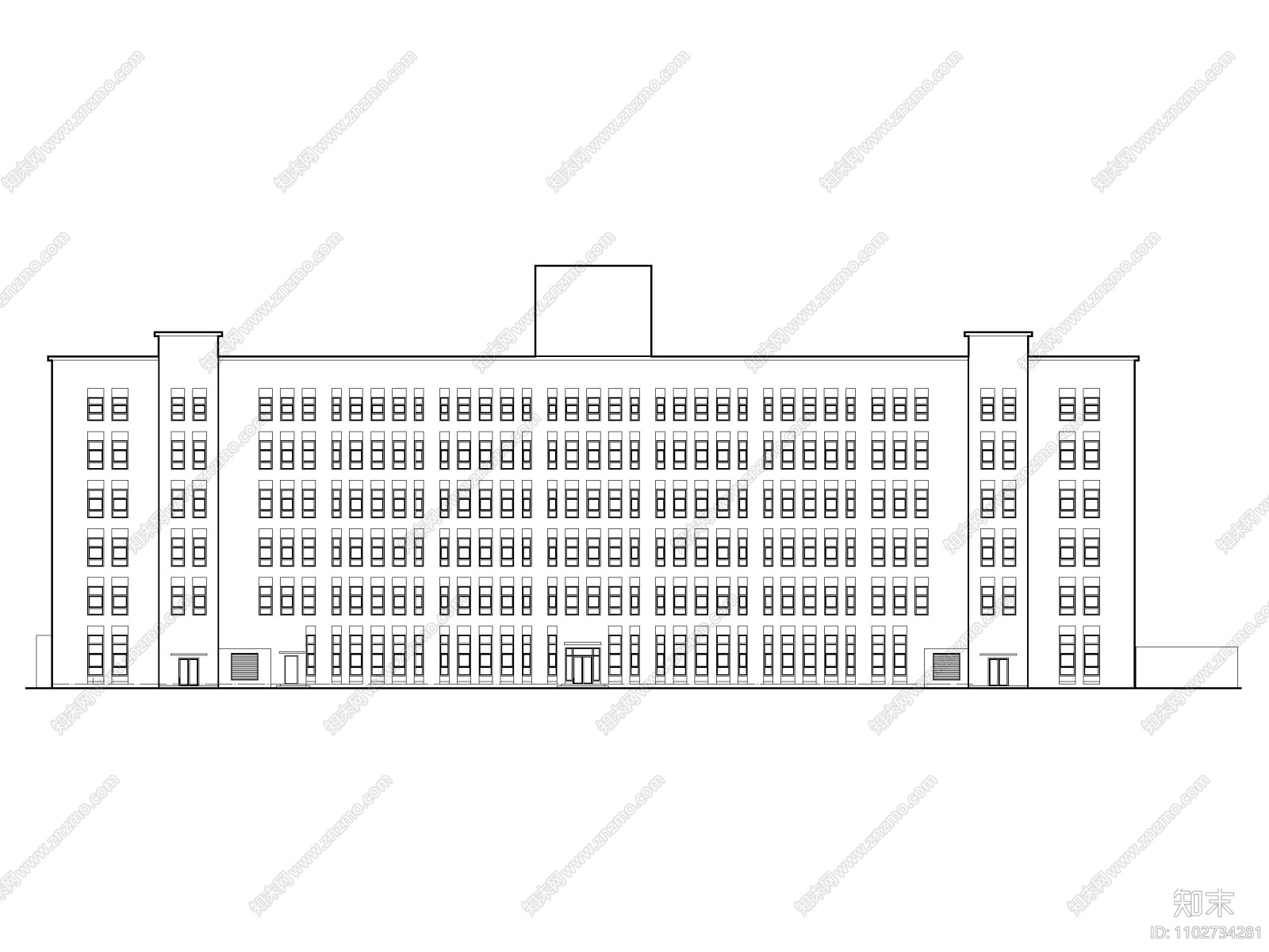 办公楼建筑CAD图纸