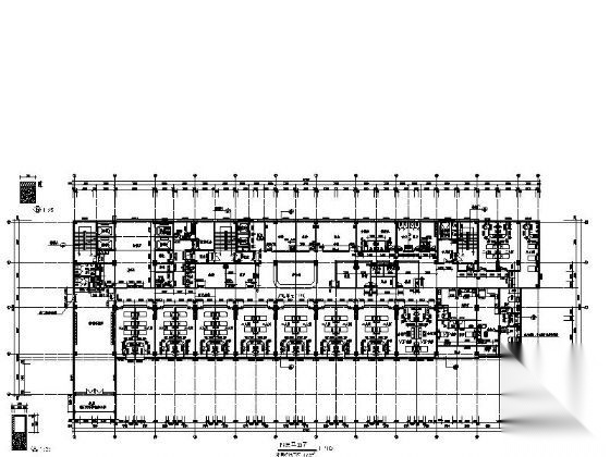 [固始]某十三层医院病房楼建筑施工图cad施工图下载【ID:166550176】