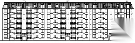 株洲市某六层11号住宅楼建筑施工图cad施工图下载【ID:149846101】