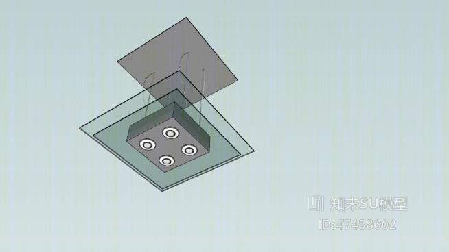 吊灯SU模型下载【ID:318054837】