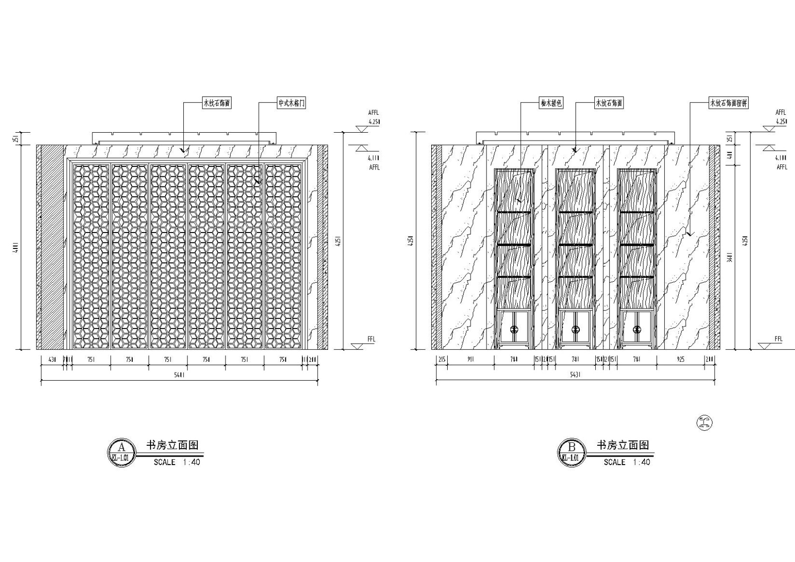 超美新中式古典禅意茶楼会所施工图+效果图cad施工图下载【ID:160707103】