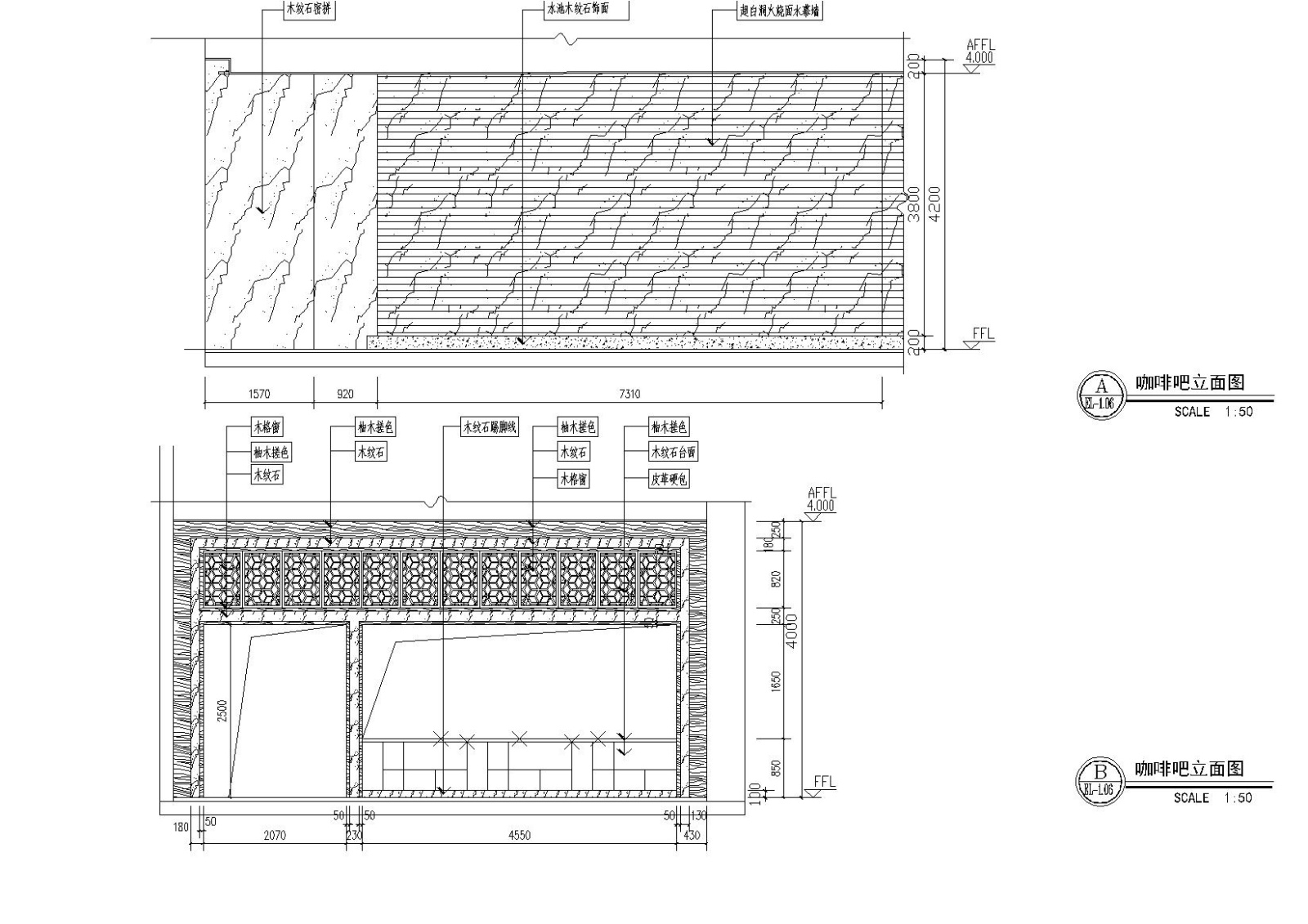 超美新中式古典禅意茶楼会所施工图+效果图cad施工图下载【ID:160707103】