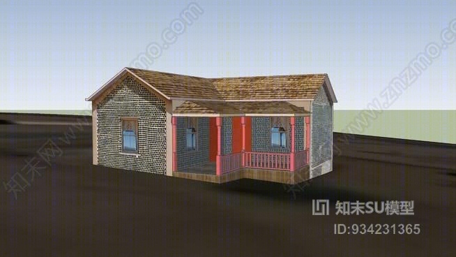 酒窖，流纹岩，内华达州SU模型下载【ID:934231365】