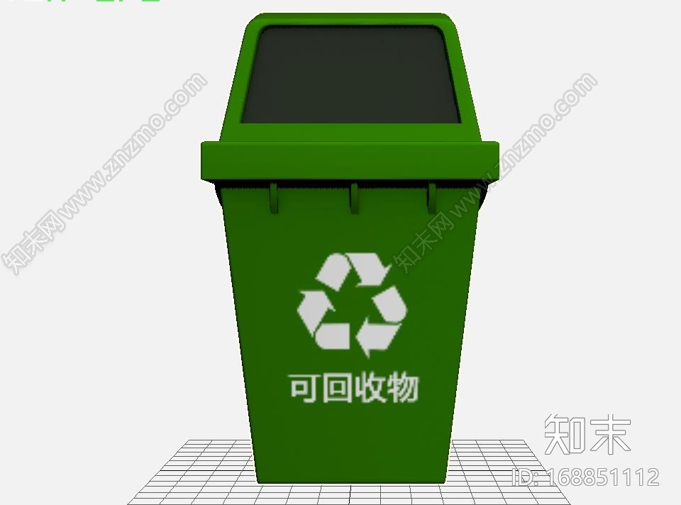 垃圾桶。垃圾，桶CG模型下载【ID:168851112】
