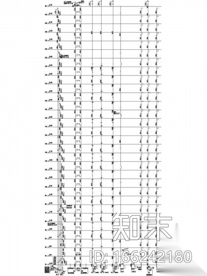 [安徽]三十层住宅建筑给排水平面图cad施工图下载【ID:166242180】