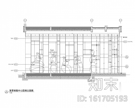 [广东]著名房产商现代风格售楼部室内装修施工图（含实景...cad施工图下载【ID:161705193】