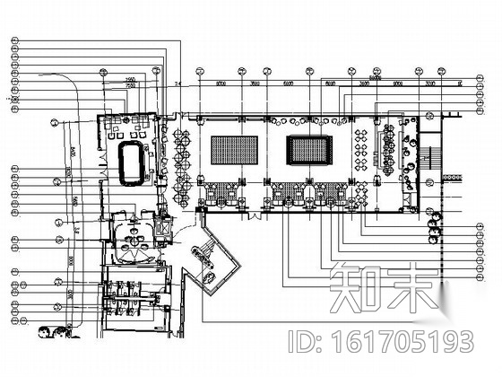 [广东]著名房产商现代风格售楼部室内装修施工图（含实景...施工图下载【ID:161705193】
