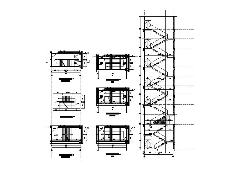 [四川]多层倾斜屋面科技办公楼及展览馆建筑施工图cad施工图下载【ID:168321151】