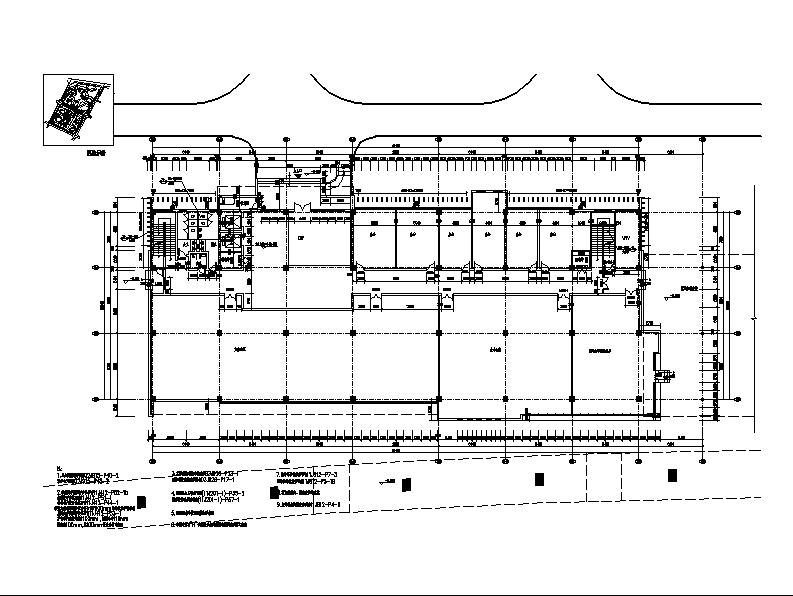 [四川]多层倾斜屋面科技办公楼及展览馆建筑施工图cad施工图下载【ID:168321151】