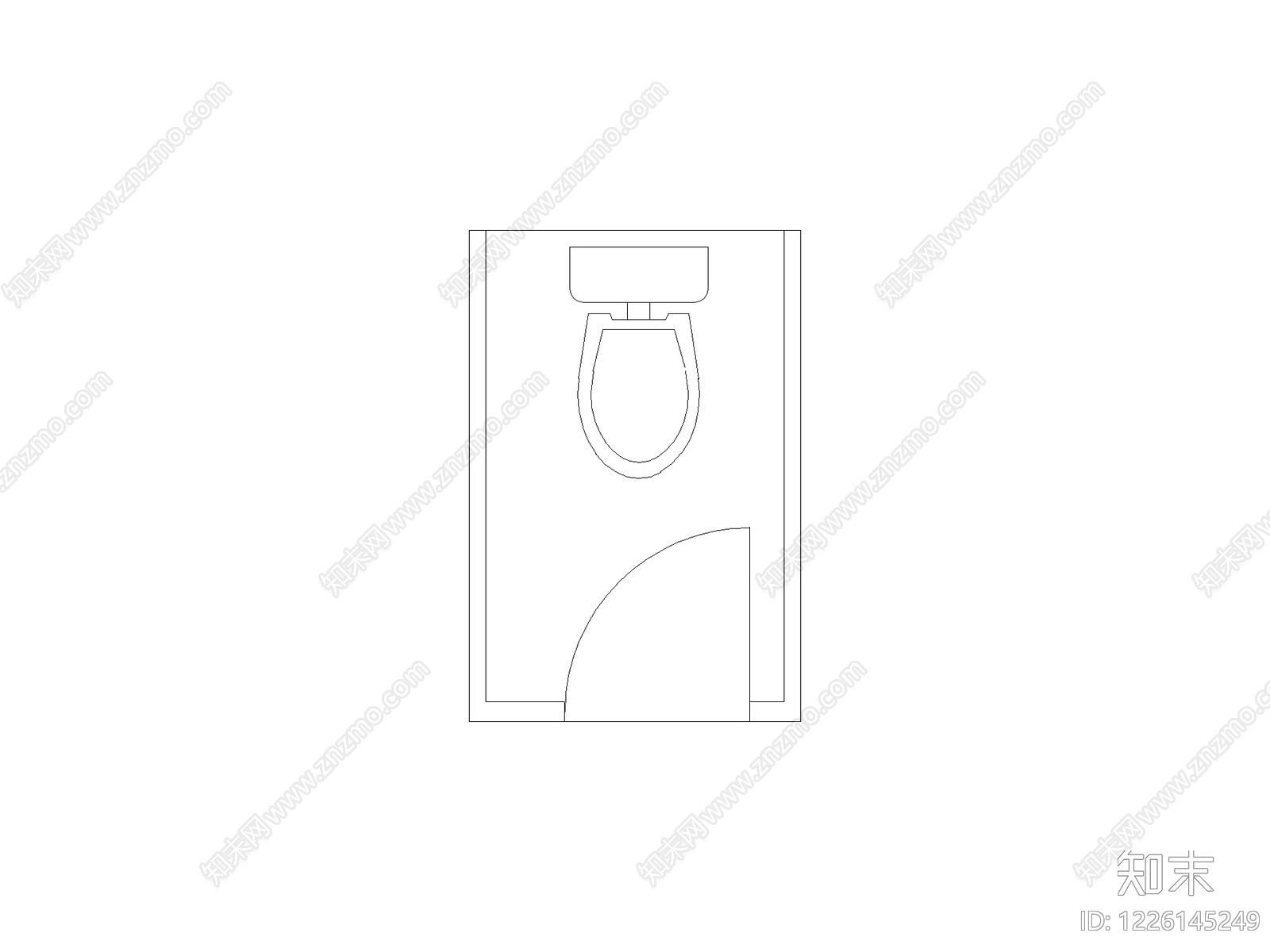 卫浴设施cad施工图下载【ID:1226145249】