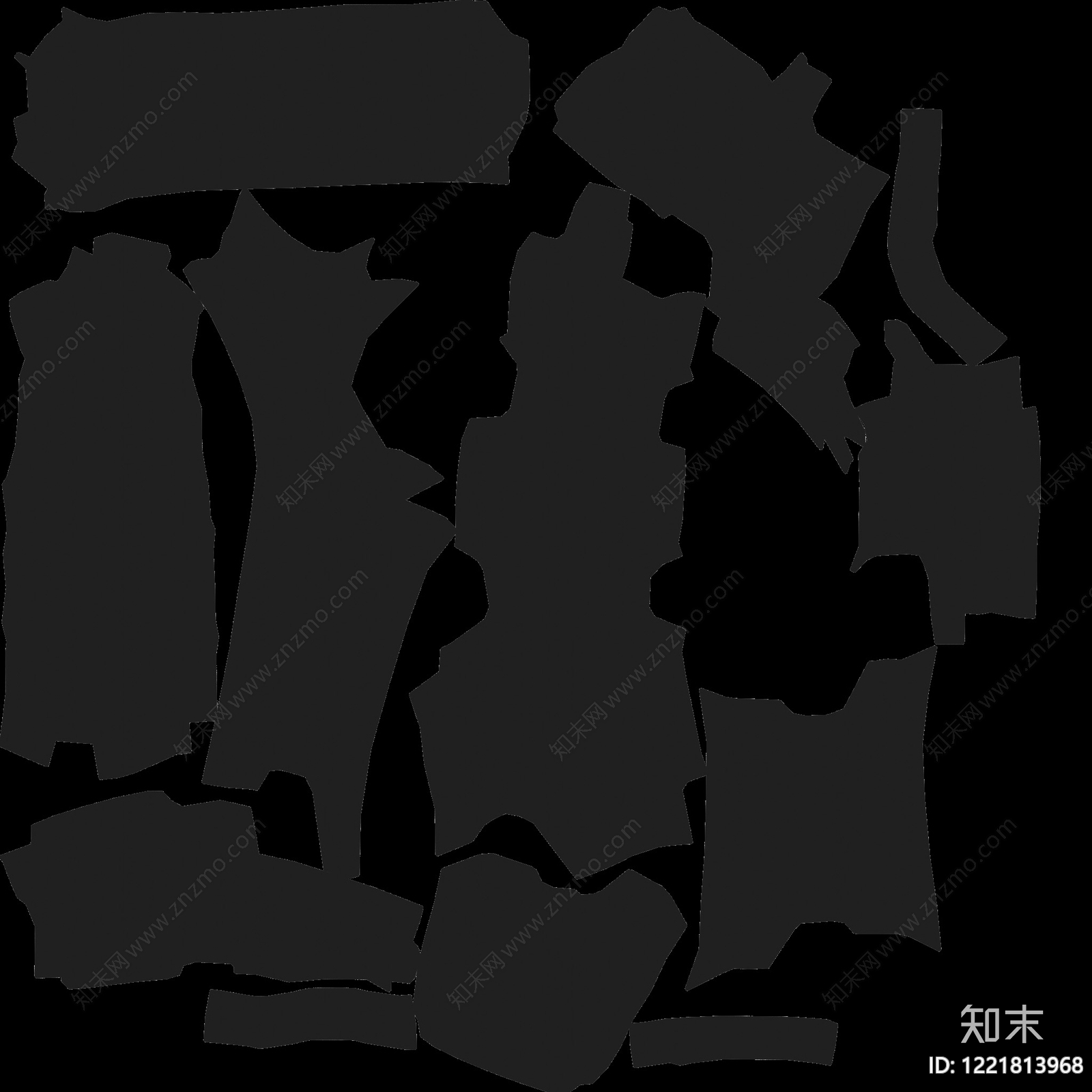 黑色瓷砖高清贴图材质