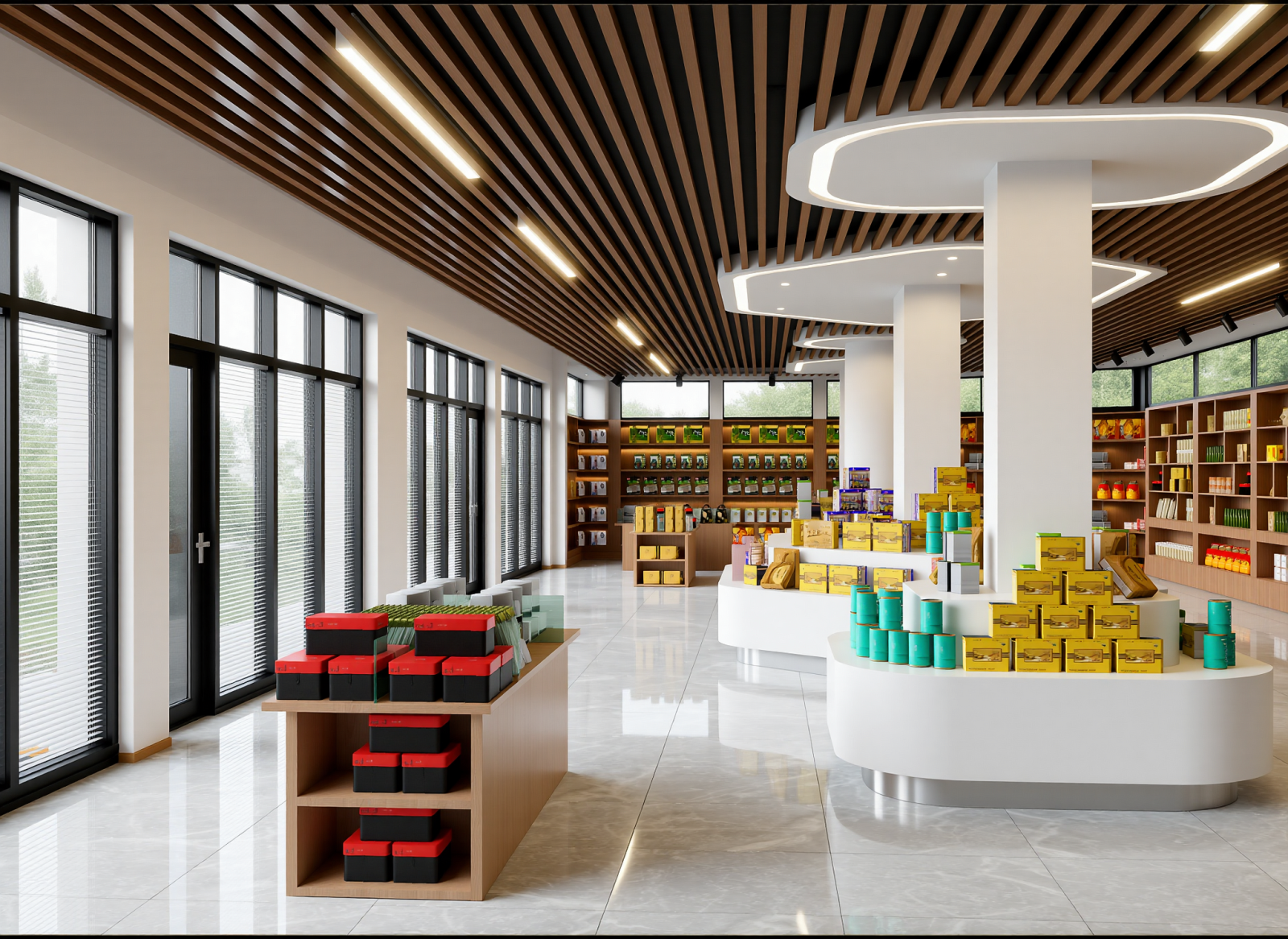 现代超市3D模型下载【ID:1215061291】