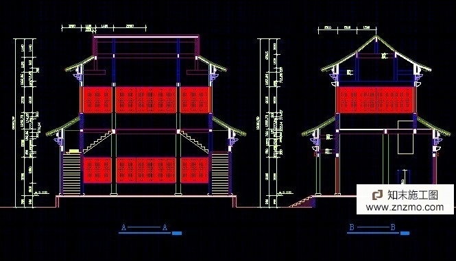 观音殿设计施工图cad施工图下载【ID:36948468】