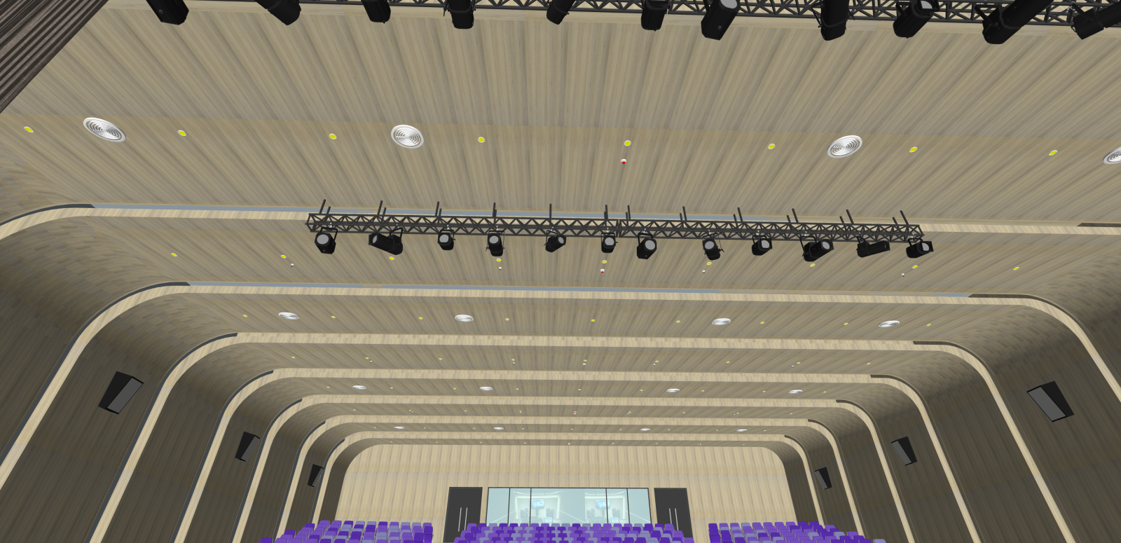 现代其他学校空间SU模型下载【ID:1216037035】