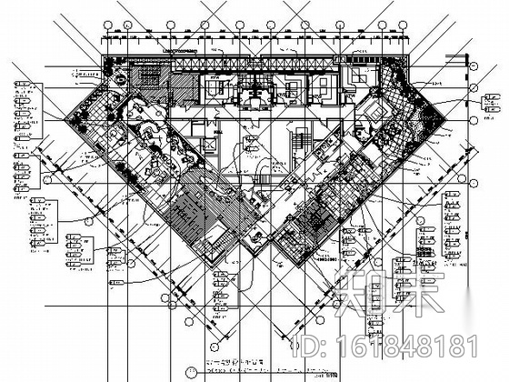 [成都]900平米高档休闲会所施工图cad施工图下载【ID:161848181】