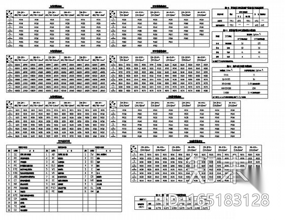 强电（弱电）管线表cad施工图下载【ID:165183128】