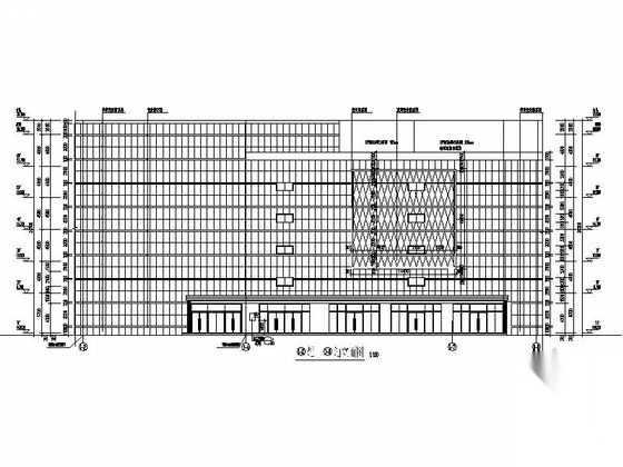 [黑龙江]高层现代风格建材城建筑设计施工图施工图下载【ID:167656128】