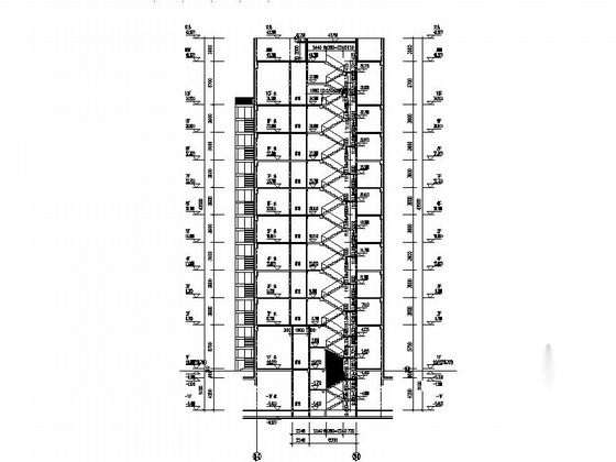 [黑龙江]高层现代风格建材城建筑设计施工图施工图下载【ID:167656128】