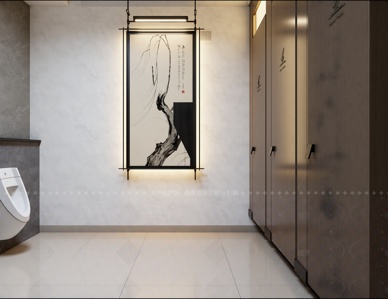 新中式酒店卫生间3D模型下载【ID:1214987341】