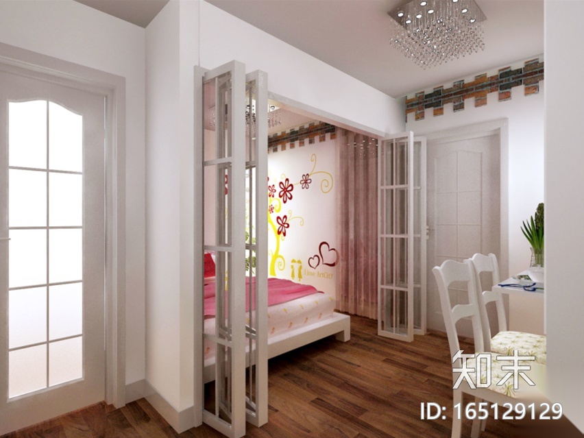 460张小户型客厅装修设计效果图施工图下载【ID:165129129】