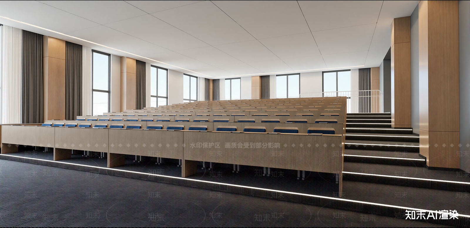 现代其他学校空间SU模型下载【ID:1215954058】