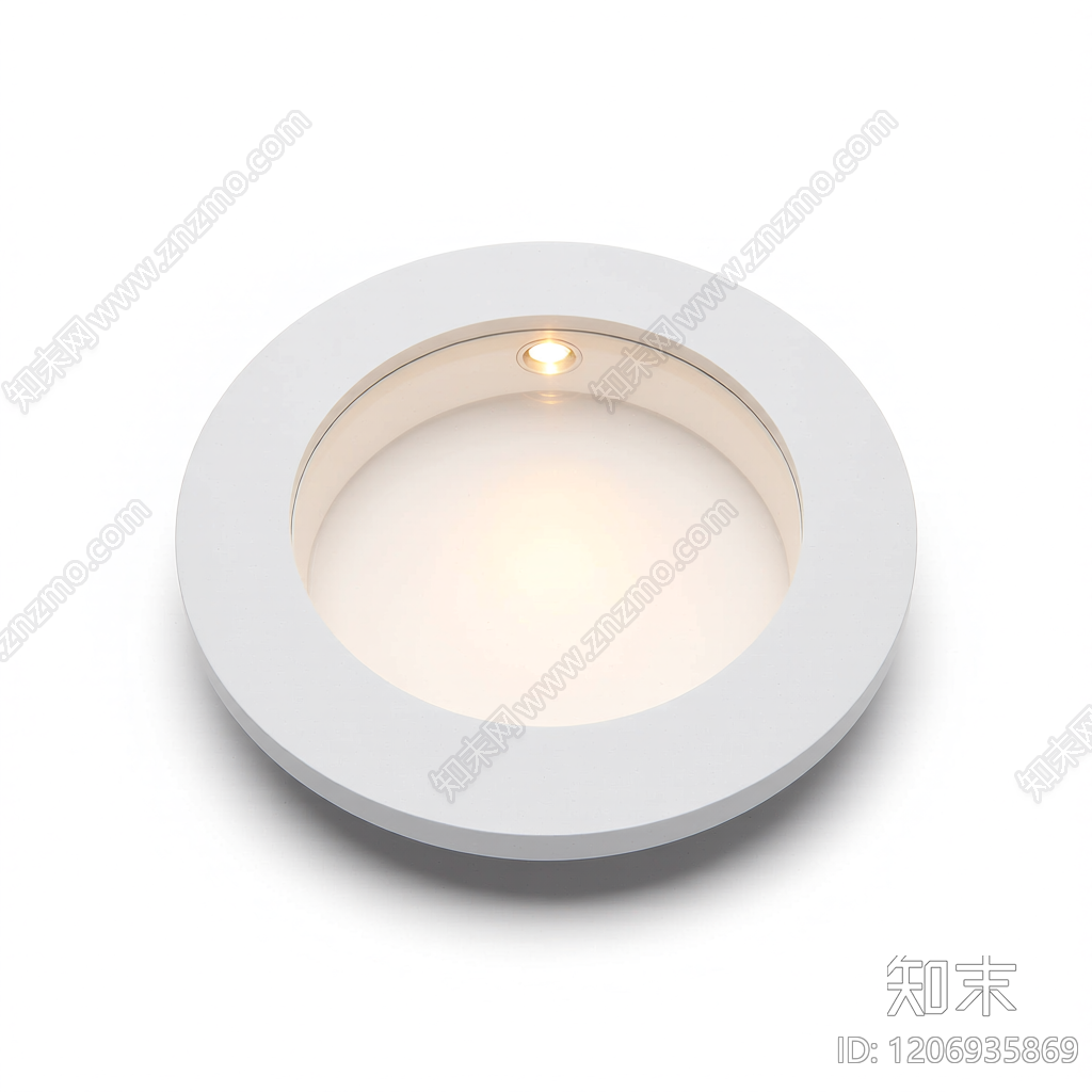 圆形灯盘模型3D模型下载【ID:1206935869】