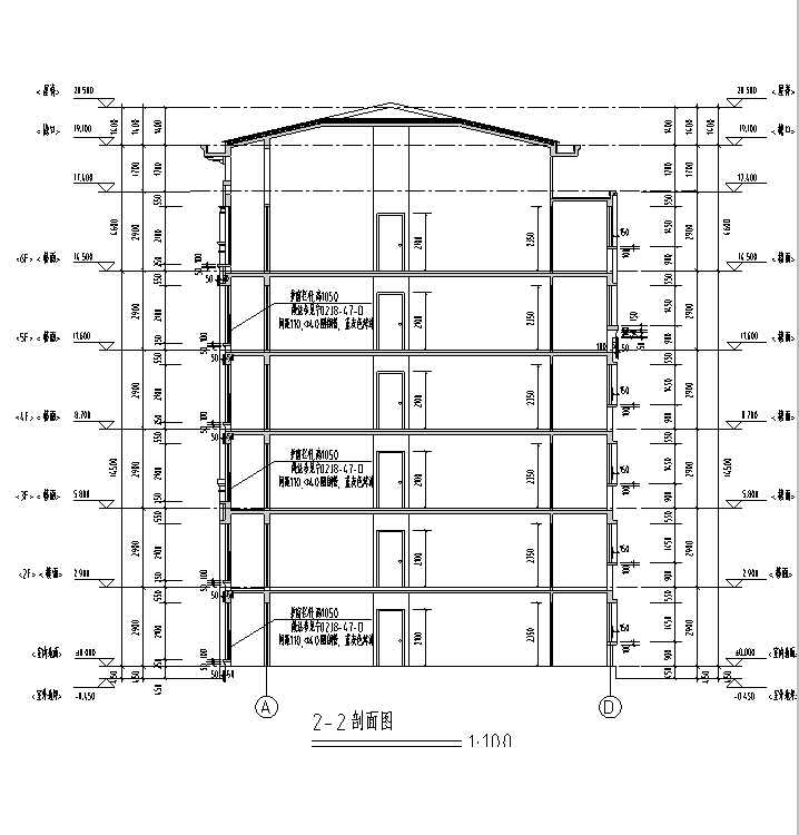 [宁夏]多层新中式风格联排式别墅建筑施工图（含全专业...cad施工图下载【ID:166332113】