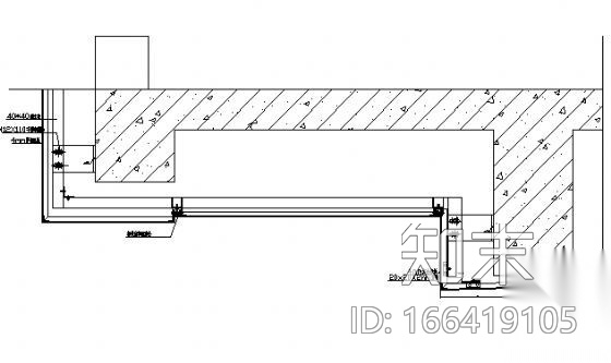 北立面二楼吊顶节点图施工图下载【ID:166419105】
