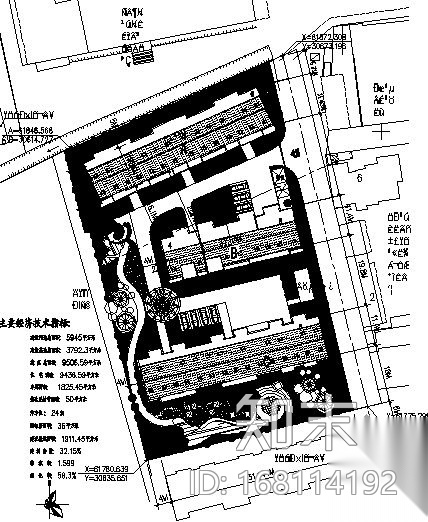 [墟沟]某居住小区六层住宅楼设计方案（三栋）cad施工图下载【ID:168114192】