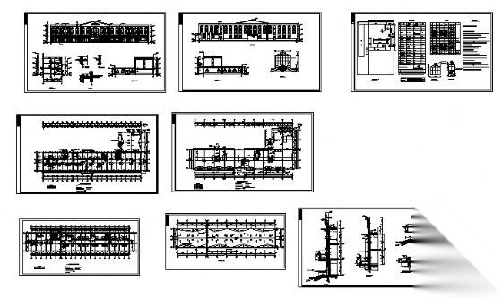 某县三层宾馆建筑施工图施工图下载【ID:167378100】