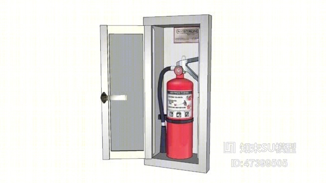 灭火器SU模型下载【ID:917933860】