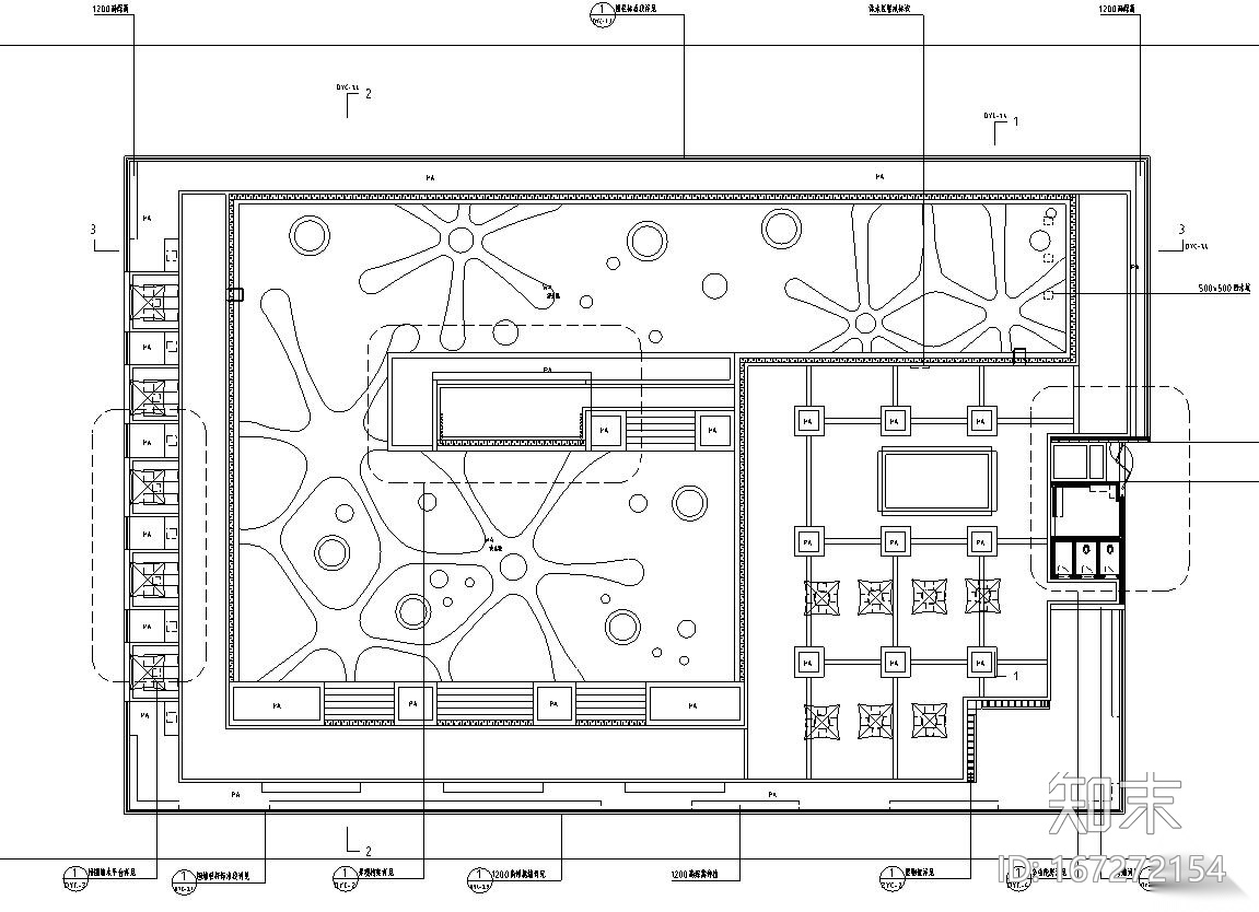 [广东]时代典雅住宅小型泳池景观施工图设计cad施工图下载【ID:167272154】