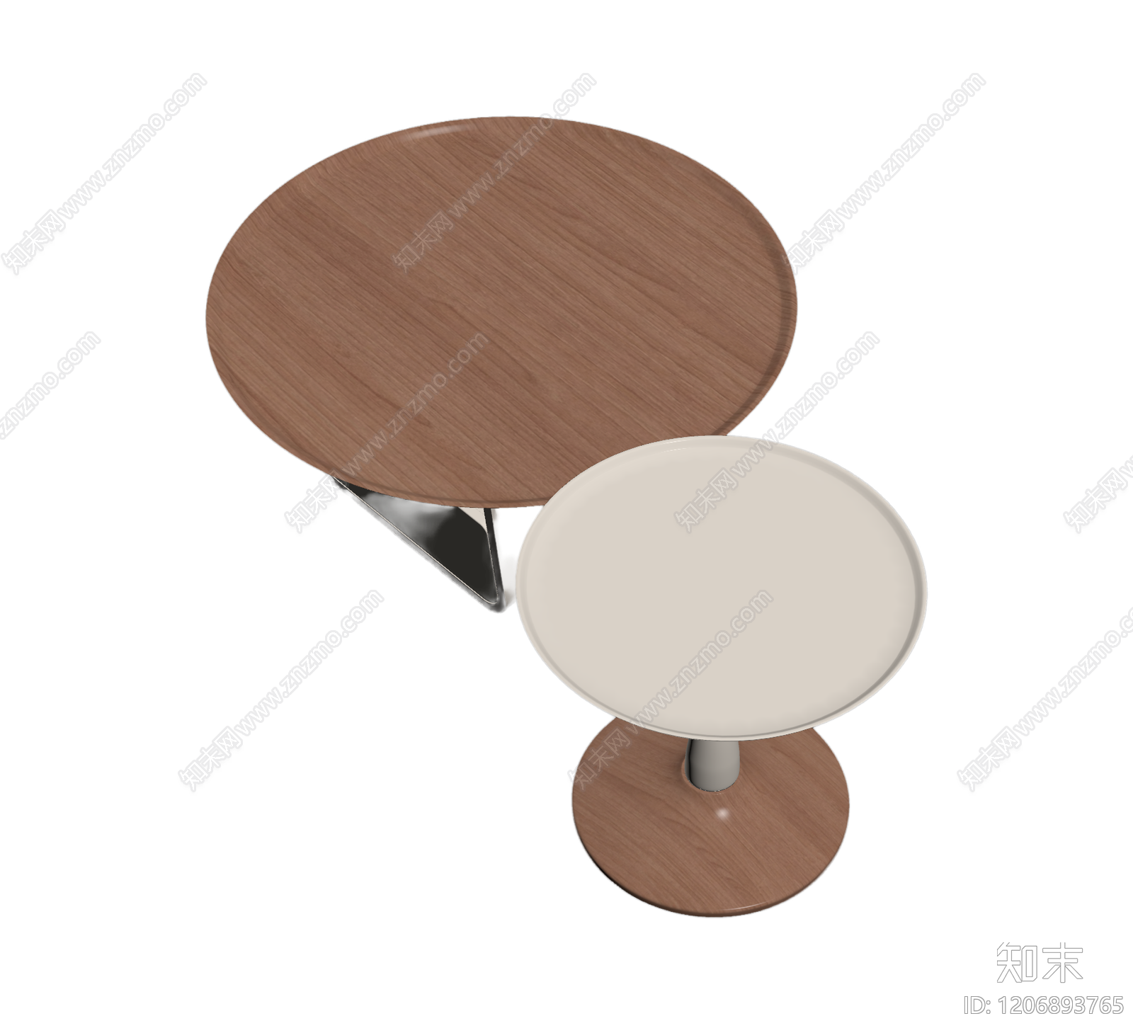双桌组合茶几模型3D模型下载【ID:1206893765】
