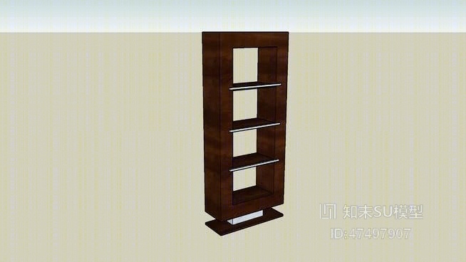 书架SU模型下载【ID:718074093】