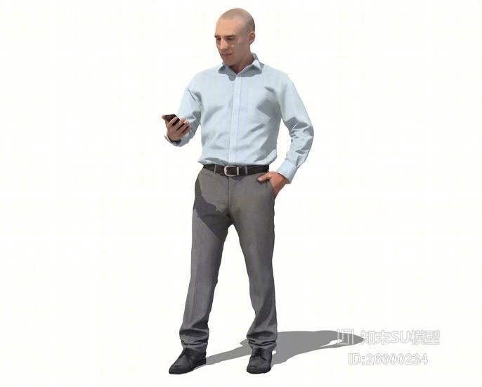 3D人物SU模型下载【ID:26600234】