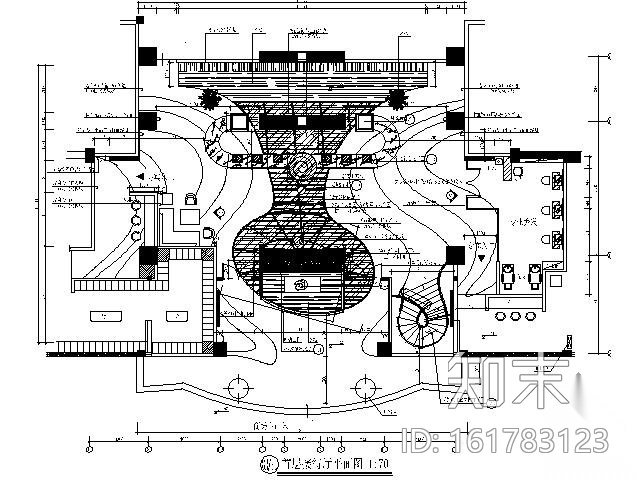 [深圳]某顶级桑拿SPA空间施工图cad施工图下载【ID:161783123】