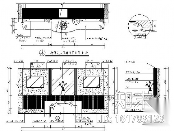 [深圳]某顶级桑拿SPA空间施工图cad施工图下载【ID:161783123】