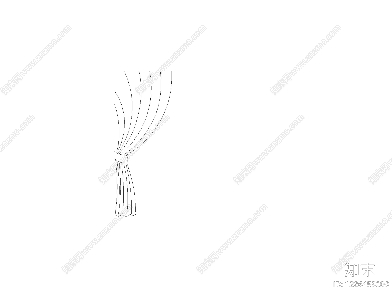 窗帘CAD图纸