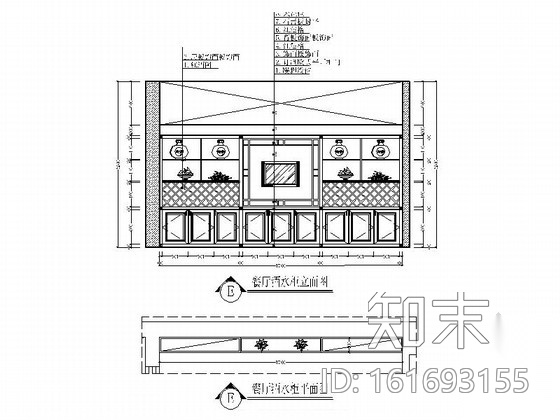 某豪华精品双层别墅室内装修施工图（含效果）cad施工图下载【ID:161693155】