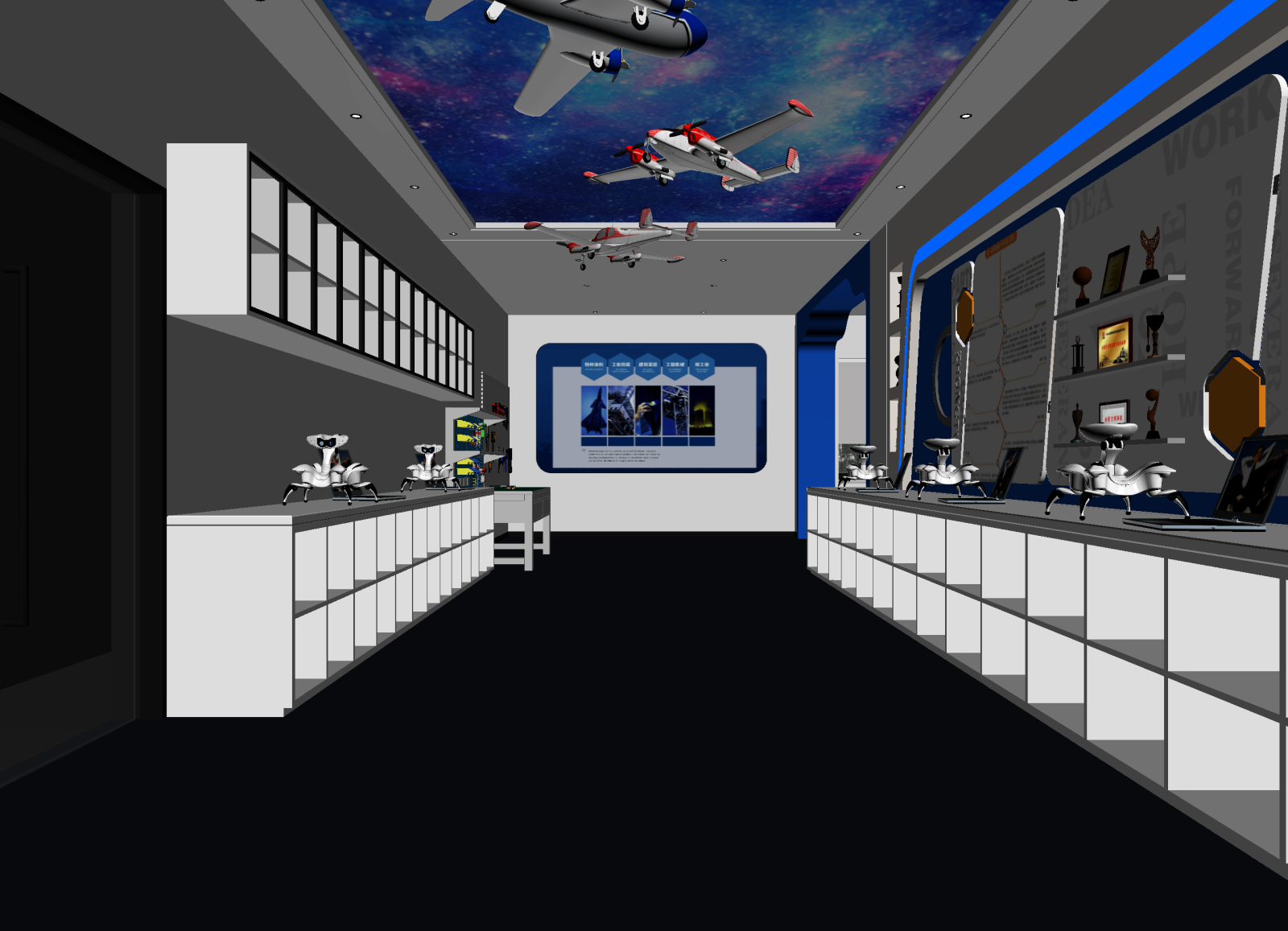 现代科技展厅3D模型下载【ID:1214747178】