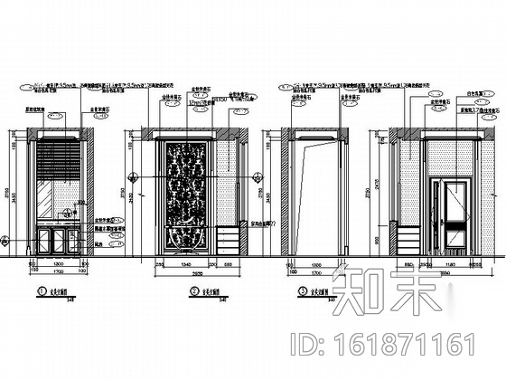 [广东]佛山某高档水景别墅奢华室内装修图cad施工图下载【ID:161871161】