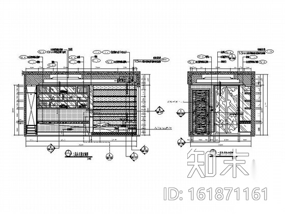 [广东]佛山某高档水景别墅奢华室内装修图cad施工图下载【ID:161871161】