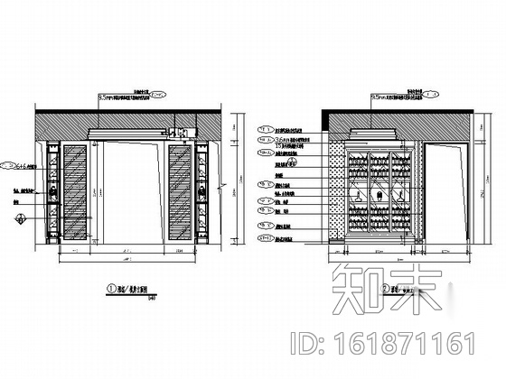 [广东]佛山某高档水景别墅奢华室内装修图cad施工图下载【ID:161871161】