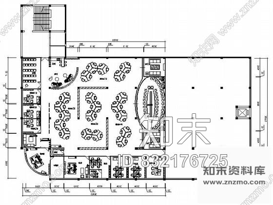 图块/节点某现代格局办公空间平面图施工图下载【ID:832176725】